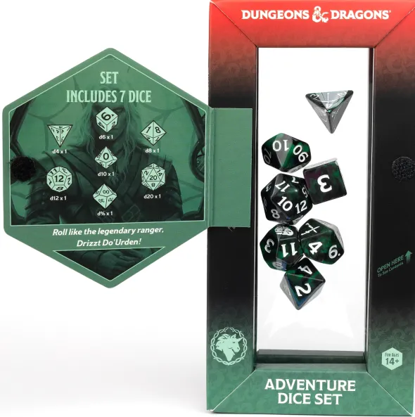 Dungeons & Dragons: Adventure Dice Set - Legend of Drizzt