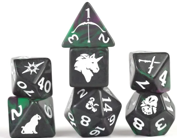 Dungeons & Dragons: Adventure Dice Set - Legend of Drizzt