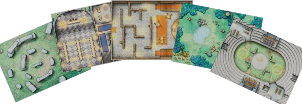 Dungeons & Dragons - Arcana Unleashed - Map Pack