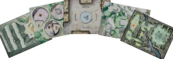 Dungeons & Dragons - Arcana Unleashed - Map Pack