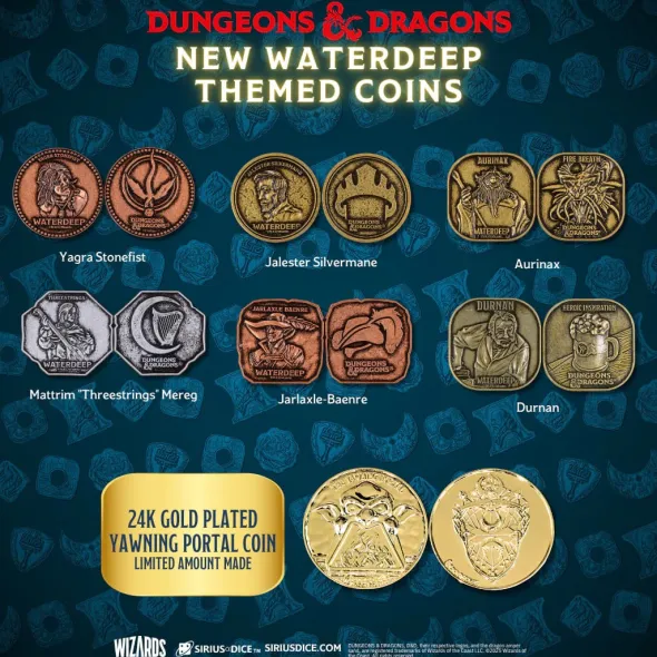Dungeons & Dragons - The Yawning Portal Treasure Pack: Waterdeep Collection