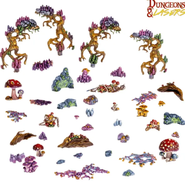 Dungeons & Lasers - Décors - Cave Fungi