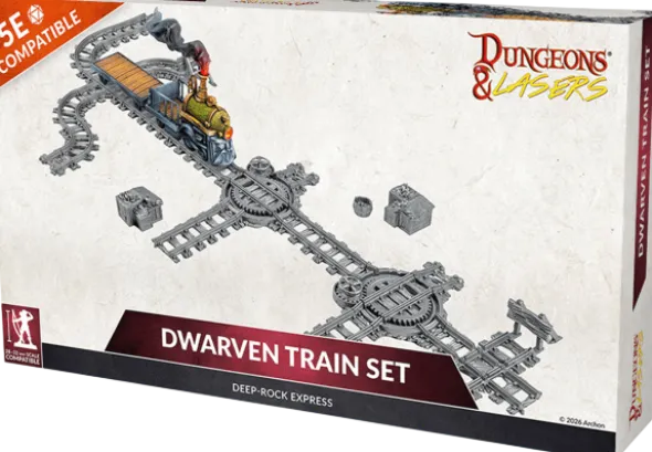 Dungeons & Lasers - Décors - Dwarven Train Set