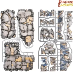 Dungeons & Lasers - Décors - Rocky Caves Prépeint