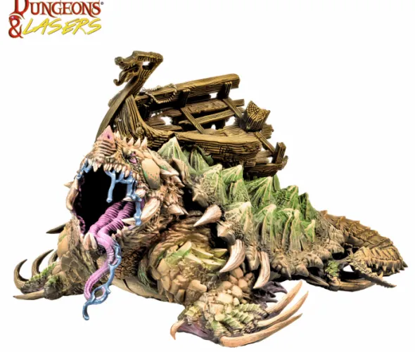 Dungeons & Lasers - Figurines - Dragon Turtle