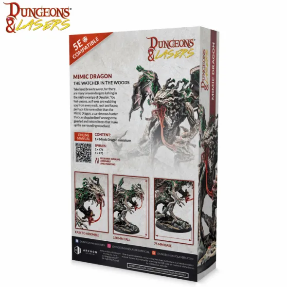 Dungeons & Lasers - Figurines - Mimic Dragon