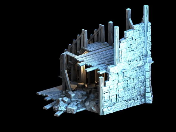 3D4U - Ruine House XI - Medieval Town