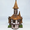 3D4U - Spire Roof House - Medieval Town