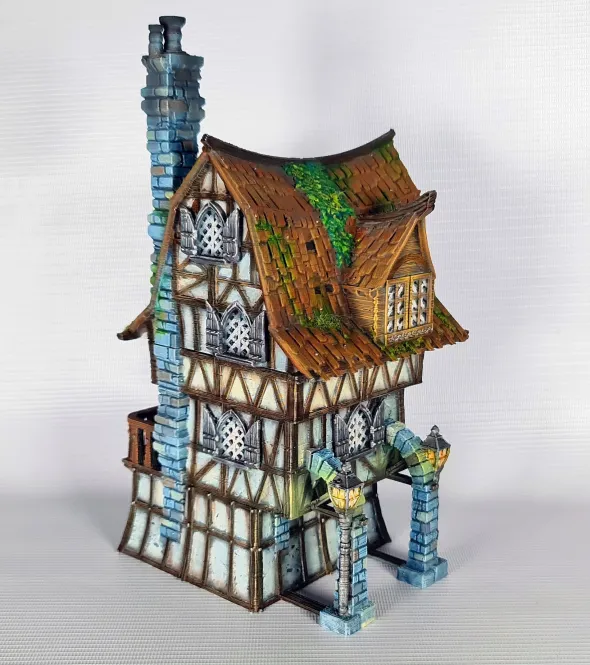 3D4U - Stonevale Villa - Medieval Town Set