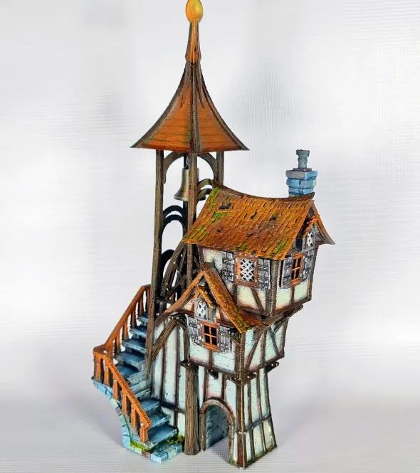 3D4U - The Vestry House - Medieval Town Set
