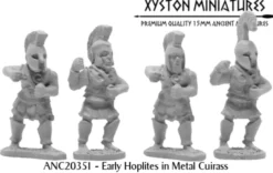 Early Hoplites in Metal Cuirass