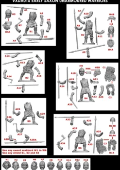 Early Saxon Unarmoured Warriors
