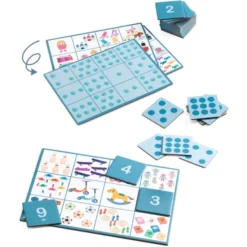 Eduludo - Numero Bingo - 4 Lotos