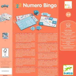 Eduludo - Numero Bingo - 4 Lotos