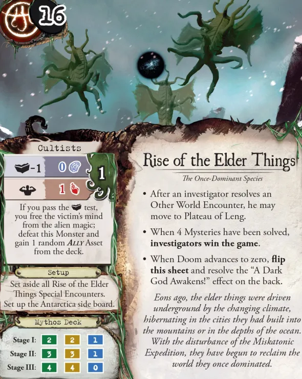 Eldritch Horror - Mountains of Madness