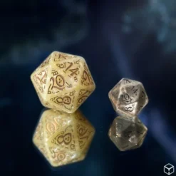 Elvish Shimmering Jumbo Dice Set