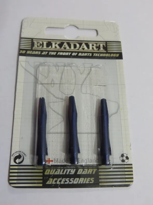3 Embouts courts alu couleur bleu foncé