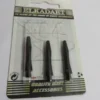 3 Embouts courts alu couleur noir
