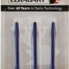 3 Embouts Longs Alu Bleu