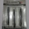 3 Embouts Longs Alu Noir
