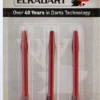 3 Embouts Longs Alu Rouge