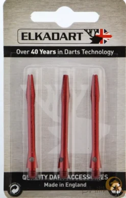 3 Embouts Longs Alu Rouge