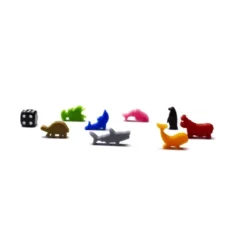 Ensemble de 8 Meeple Animaux Aquatiques