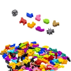 Ensemble de 8 Meeple Animaux de la Prairie