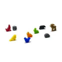 Ensemble de 8 Meeple Animaux de la Forêt