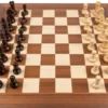 Ensemble Echiquier 40 cm + Pièces d'échecs Heinrich VIII 76 mm