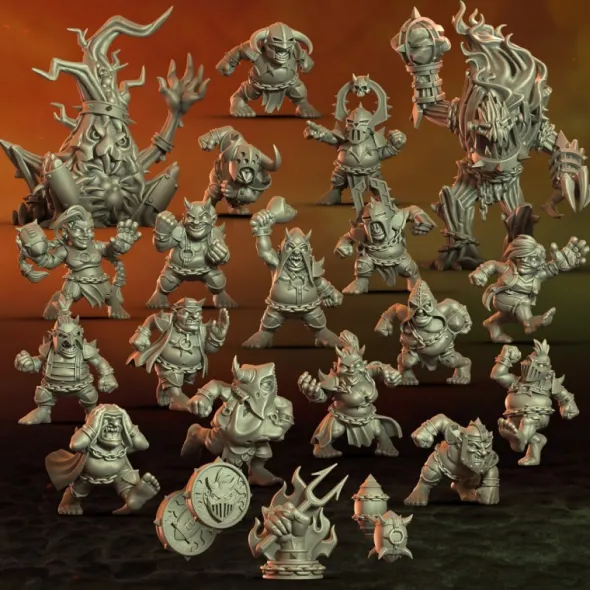 Equipe de halflings - Infernal forks