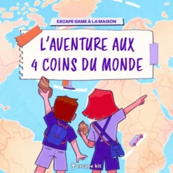 Escape Game à la maison - L'aventure aux 4 coins du monde