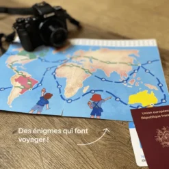 Escape Game à la maison - L'aventure aux 4 coins du monde