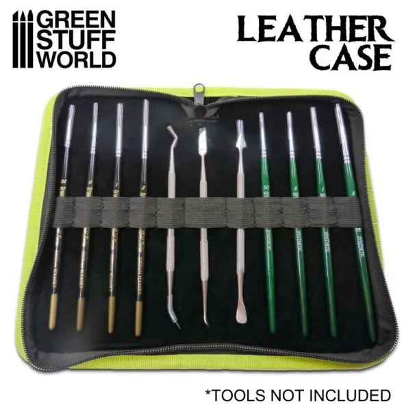 Etui en Cuir Premium pour Outils et Pinceaux