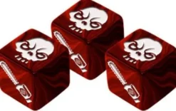 Evil Dead 2: The Board Game - Marbled Dice Set