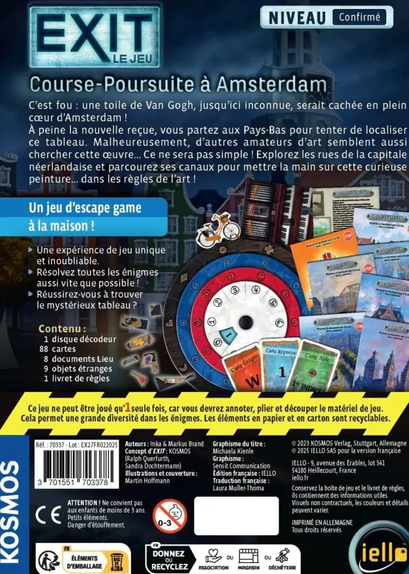 Exit : Course Poursuite à Amsterdam
