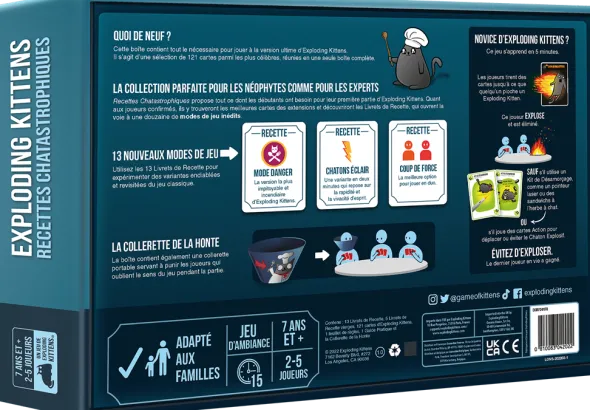 Exploding Kittens : Recettes Chatastrophiques