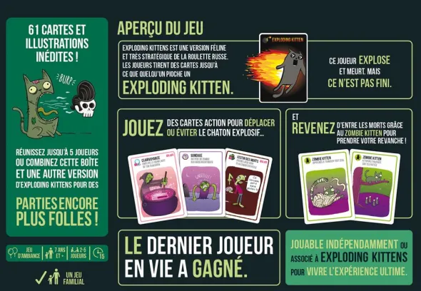 Exploding Kittens : Zombie Kittens