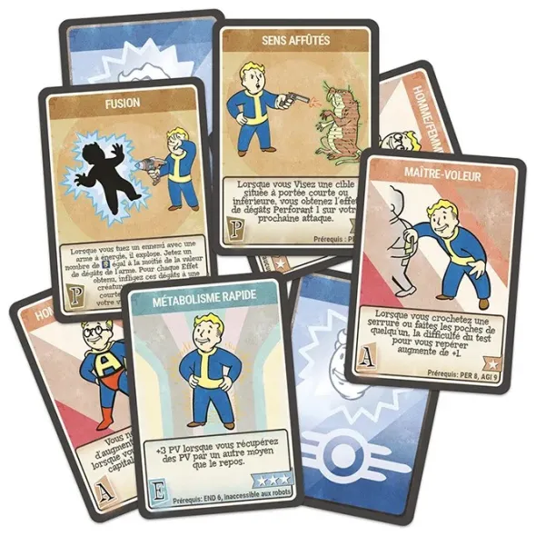 Fallout - Cartes d'aptitudes