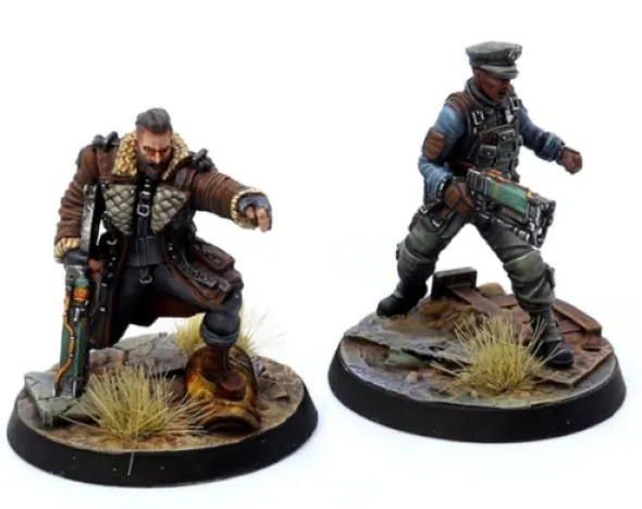 Fallout: Wasteland Warfare - Brotherhood of Steel: Elder Maxon & Captain Kells