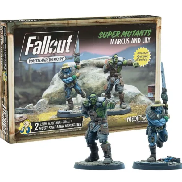 Fallout: Wasteland Warfare - Super Mutants : Marcus and Lily
