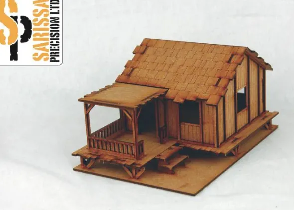 Far East - Low Planked-Style Village House