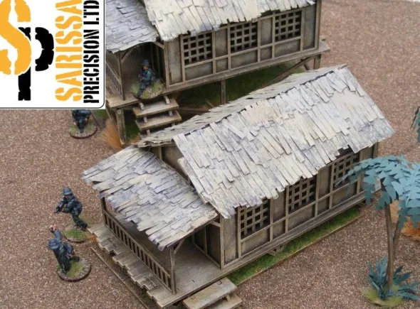Far East - Low Small Village House