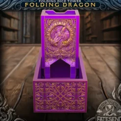 Fates end - Tour à dés et coffre à dés - dragon