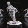 Figurine de Zombie Militaire - Le Soldat Hurleur