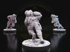 Figurine de Zombie Militaire - Le Zombie Kamikaze