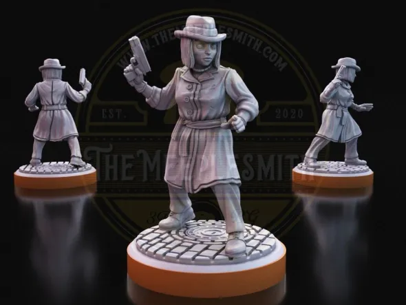 7 figurines d'Enquêteurs compatibles avec Horrified