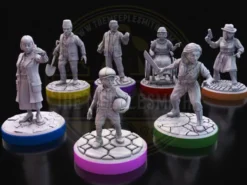 7 figurines d'Enquêteurs compatibles avec Horrified