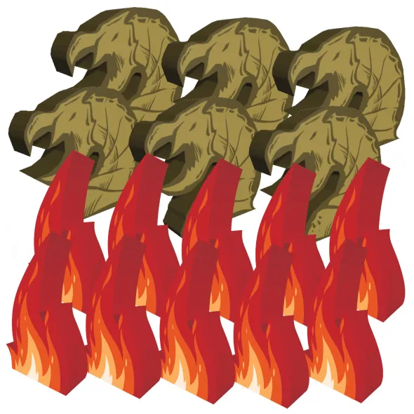 Firesiege - Meeple Upgrade Ballad of Fire