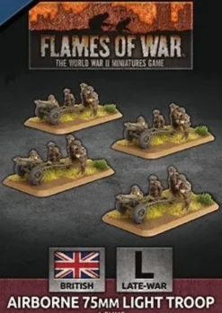 Flames of War - Airborne 75mm Light Troop